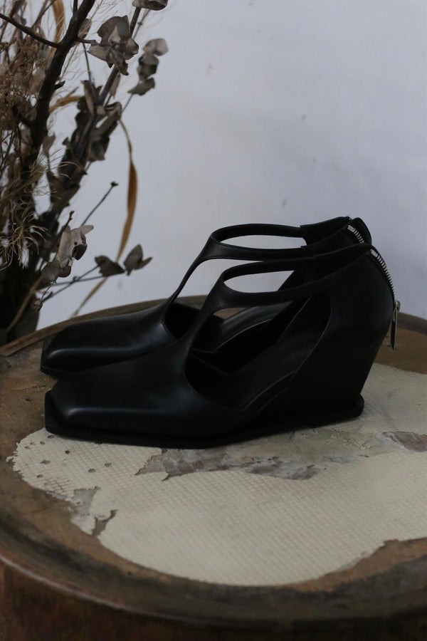 OUDE WAAG Sheepskin Killer High Heel OW-23SS-FT01 Black